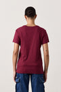 MOORE RELAXED SLUB JERSEY TEE/ DARK CHERRY