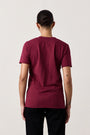 CORA V-NECK TEE / DARK CHERRY