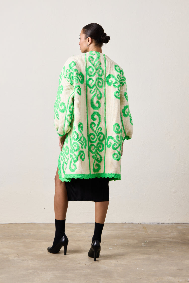 NSF X NM COCOON GREEK KEY GREEN