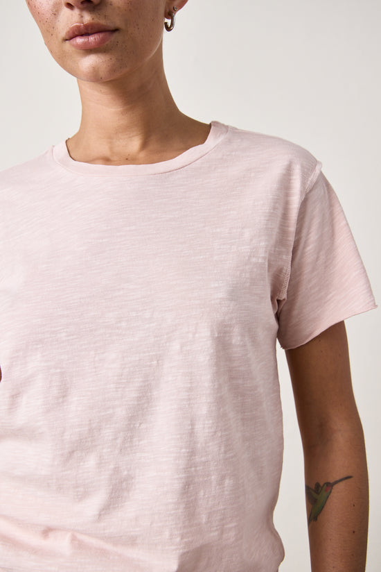 MOORE RELAXED SLUB JERSEY TEE / ROSY