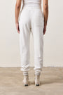 ISABELLA HIGH WAIST STRAIGHT SWEATPANT / SOFT WHITE