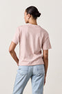 HARPER BOXY SLUB JERSEY TEE / ROSY