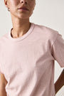 HARPER BOXY SLUB JERSEY TEE / ROSY