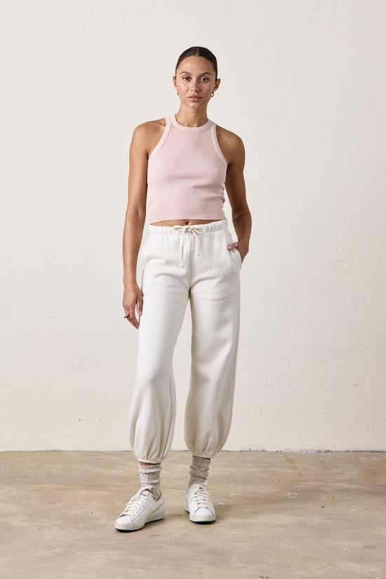 SHANE BILLOW SWEATPANT / SOFT WHITE