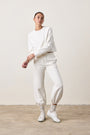 MARCO CROP VINTAGE SWEATSHIRT / SOFT WHITE