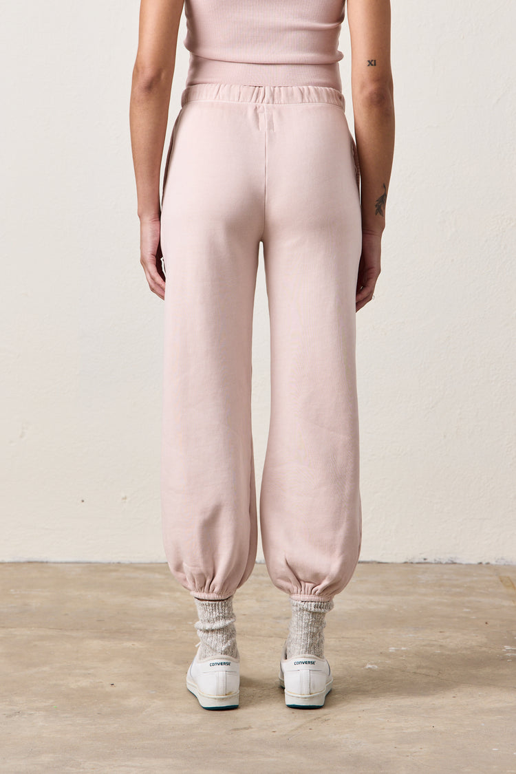 SHANE BILLOW COZY FLEECE SWEATPANT / ROSY