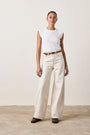 DELTA HIGH WAIST WIDE LEG / ECRU