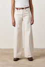 DELTA HIGH WAIST WIDE LEG / ECRU