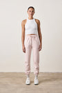 ISABELLA HIGH WAIST STRAIGHT SWEATPANT / ROSY