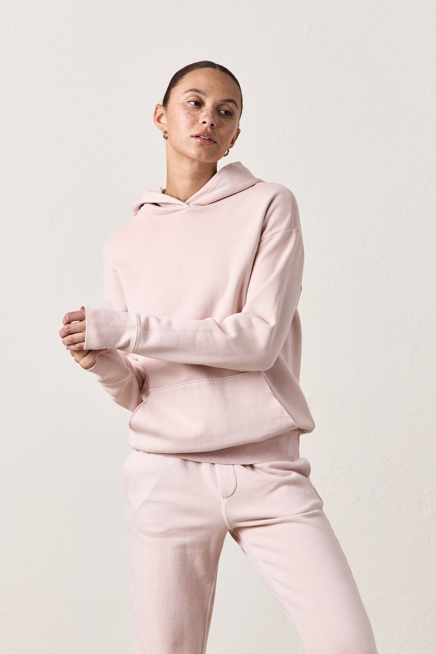 ELLIS RELAXED HOODY / ROSY