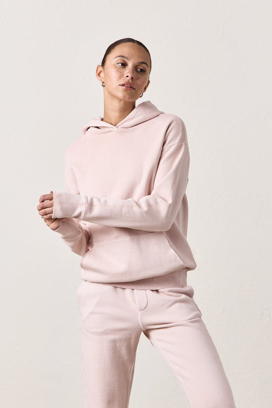 ELLIS FLEECE HOODY / ROSY