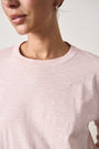 LOFFLER SLUB JERSEY BOXY TEE / ROSY