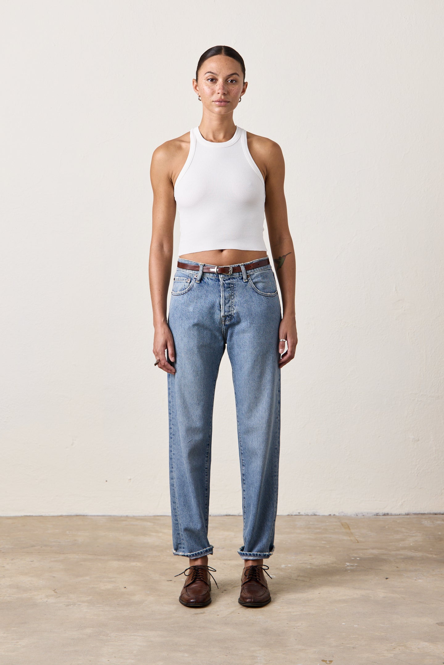 OWEN SLOUCHY STRAIGHT JEAN / OCEANSIDE