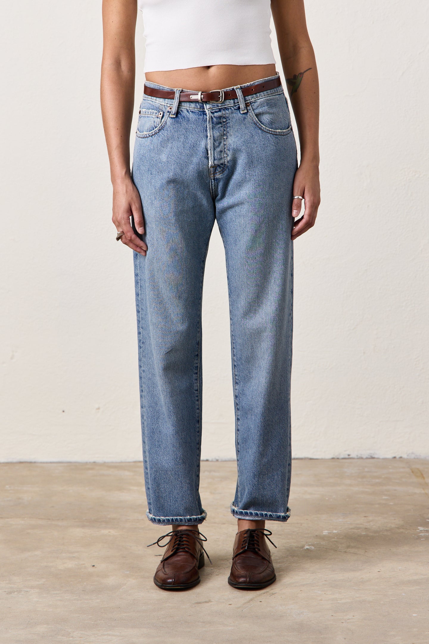 OWEN SLOUCHY STRAIGHT JEAN / OCEANSIDE