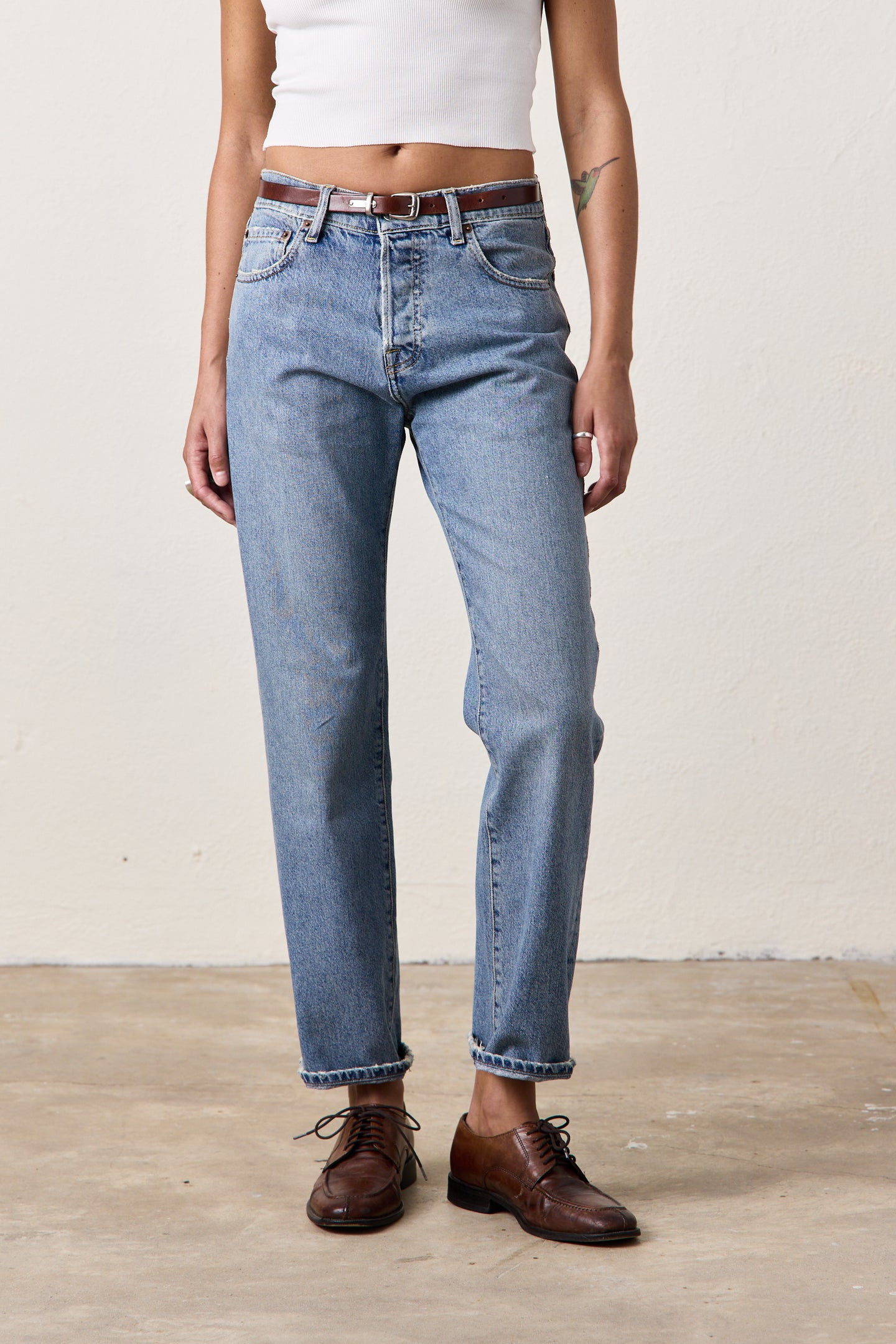 OWEN SLOUCHY STRAIGHT JEAN / OCEANSIDE