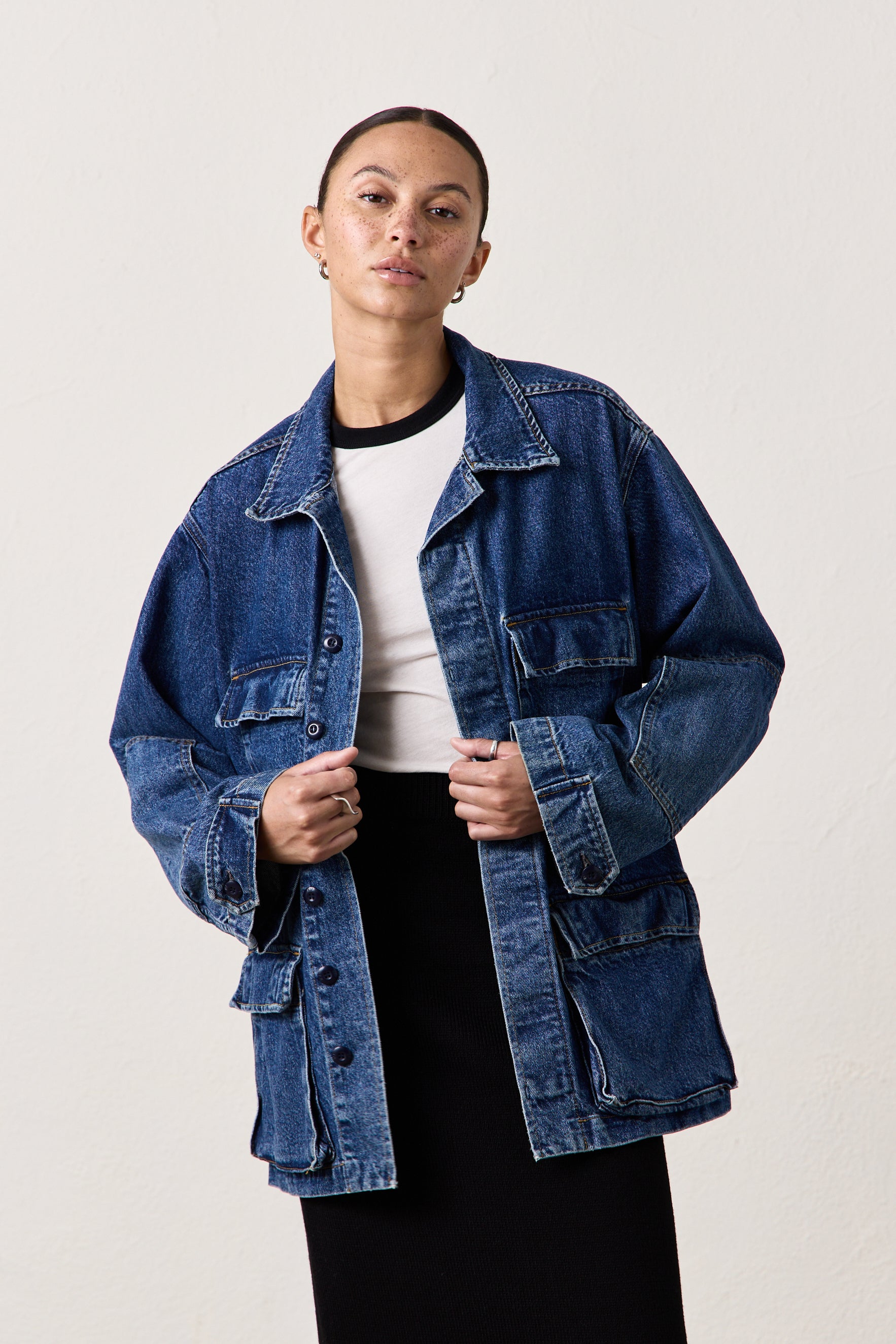 ジャケット・アウター GENERAL RESEARCH 1996 STYLE 98 NAVY SEVENSTARCLOTHING - GENERAL RESEARCH 1998AW PARASITE WAXED JACKET