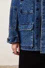 ROMEO OVERSIZED DENIM JACKET / BARNES WASH