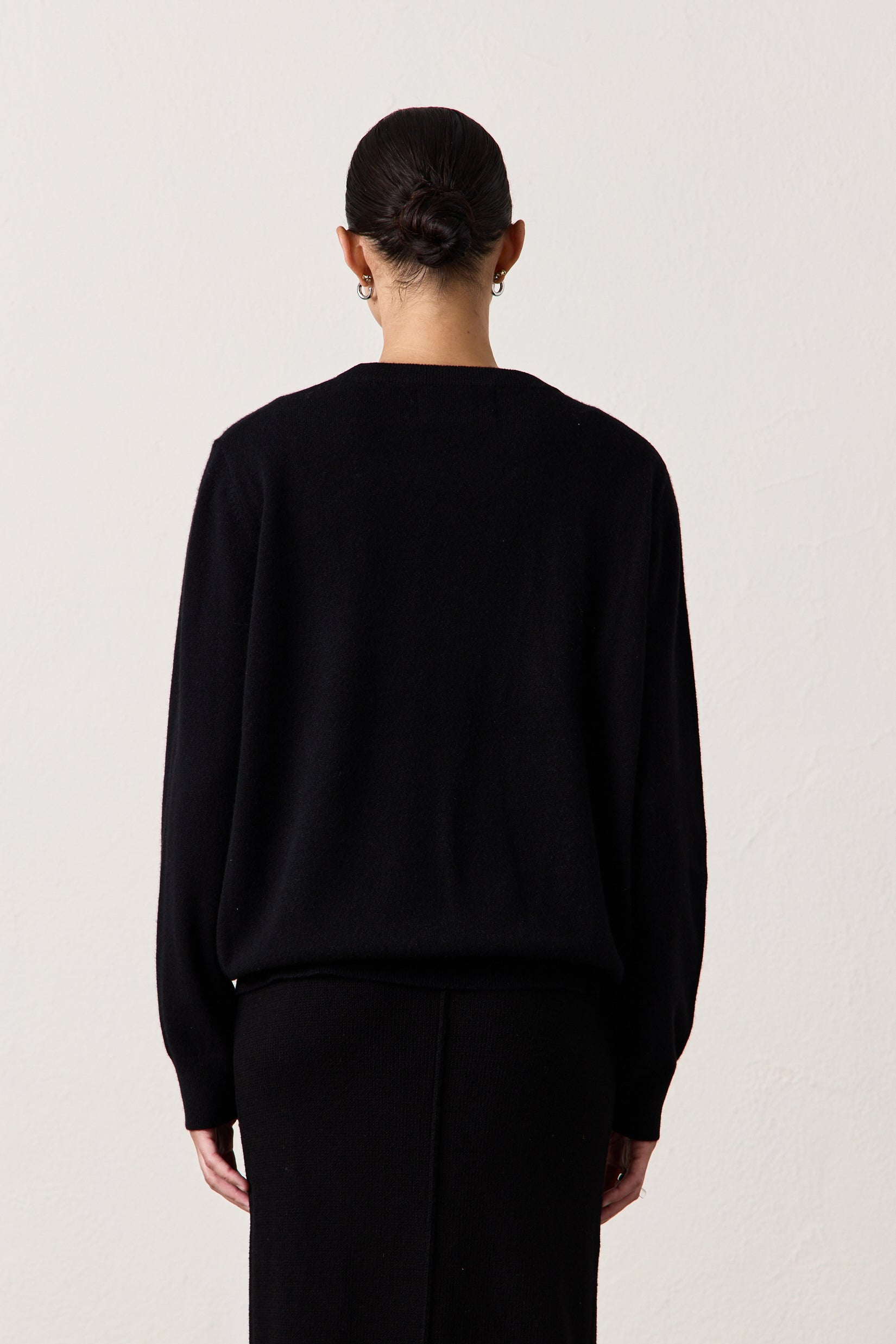 NSF x JA Big Eye Cashmere Crew – Black – NSF Clothing