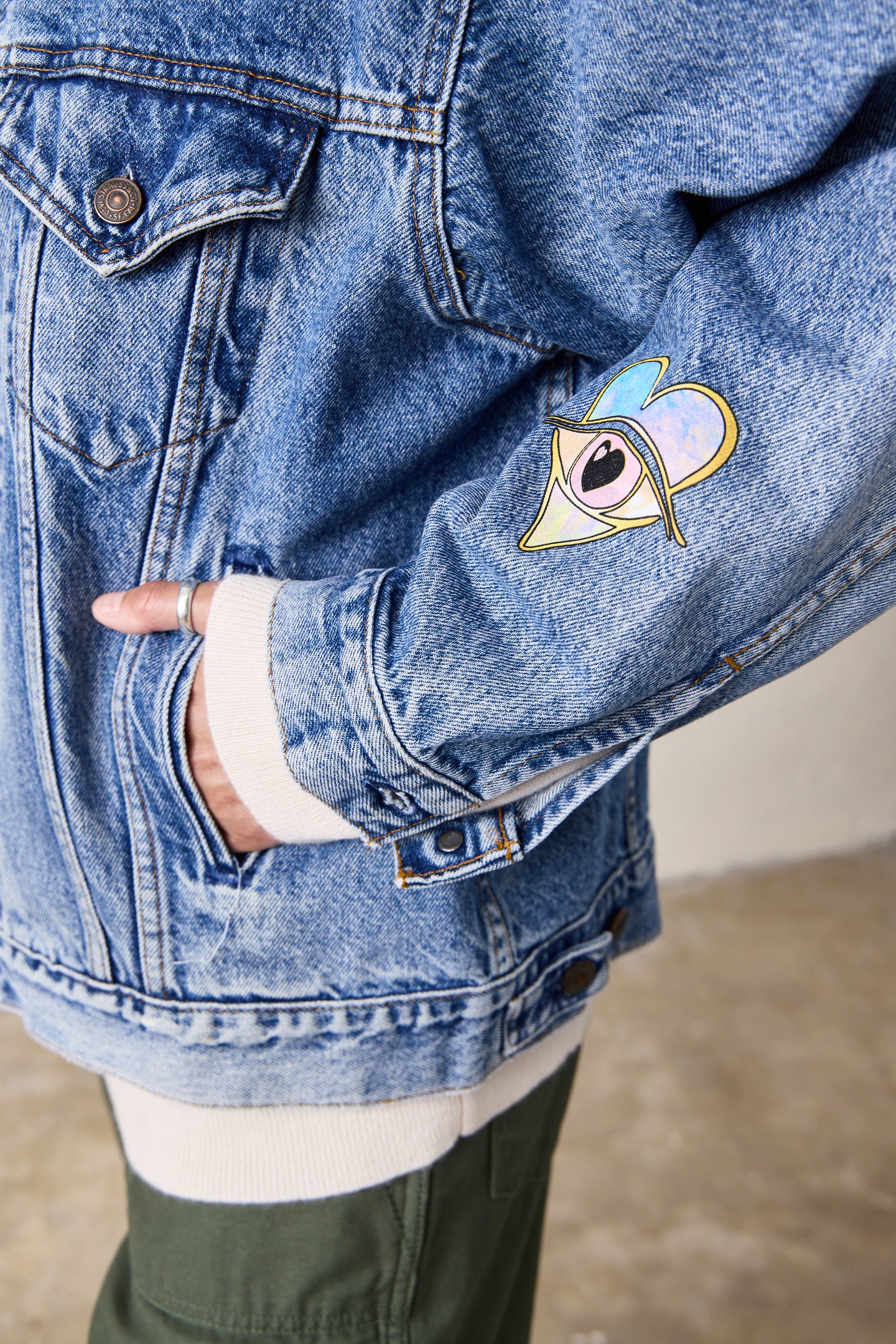 NSF X JA - VINTAGE LEVI'S COSMIC LOVE TRUCKER / INDIGO