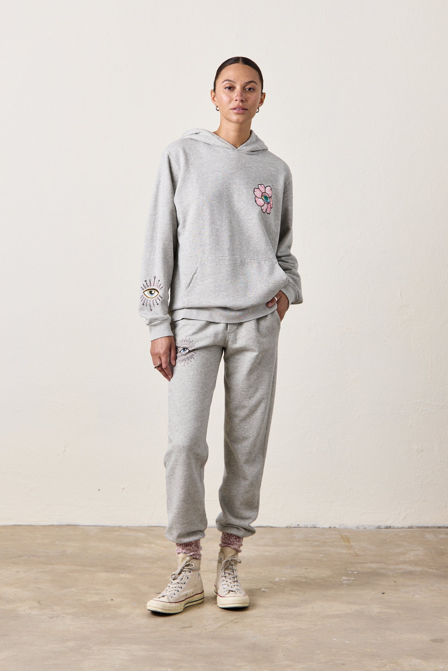 NSF X JA - DAYDREAMER SWEATPANT / HEATHER GREY