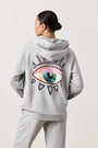 NSF X JA - DAYDREAMER PULLOVER HOODY / HEATHER GREY