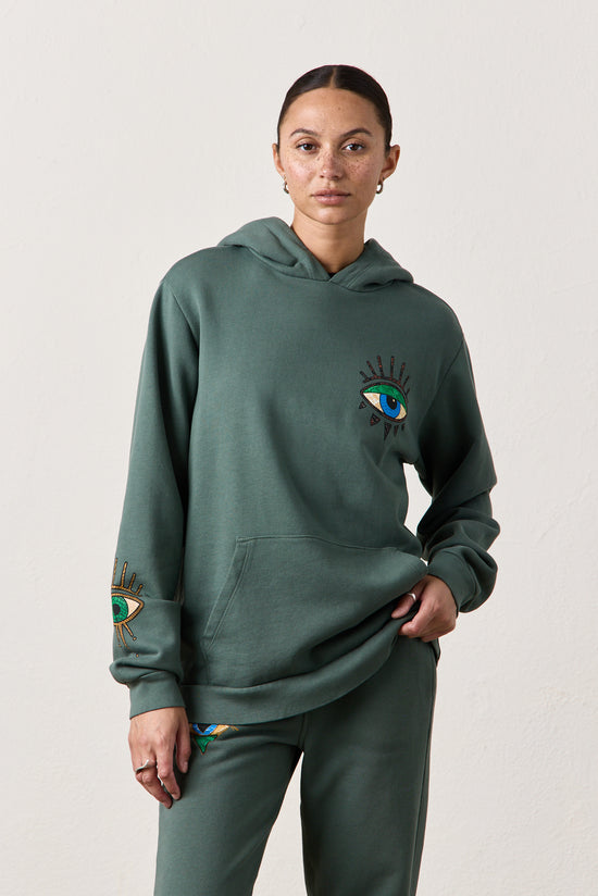 NSF X JA - DOWN TO EARTH PULLOVER HOODY / SAGE