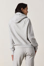 LISSE FITTED PULLOVER HOODY / HEATHER GREY