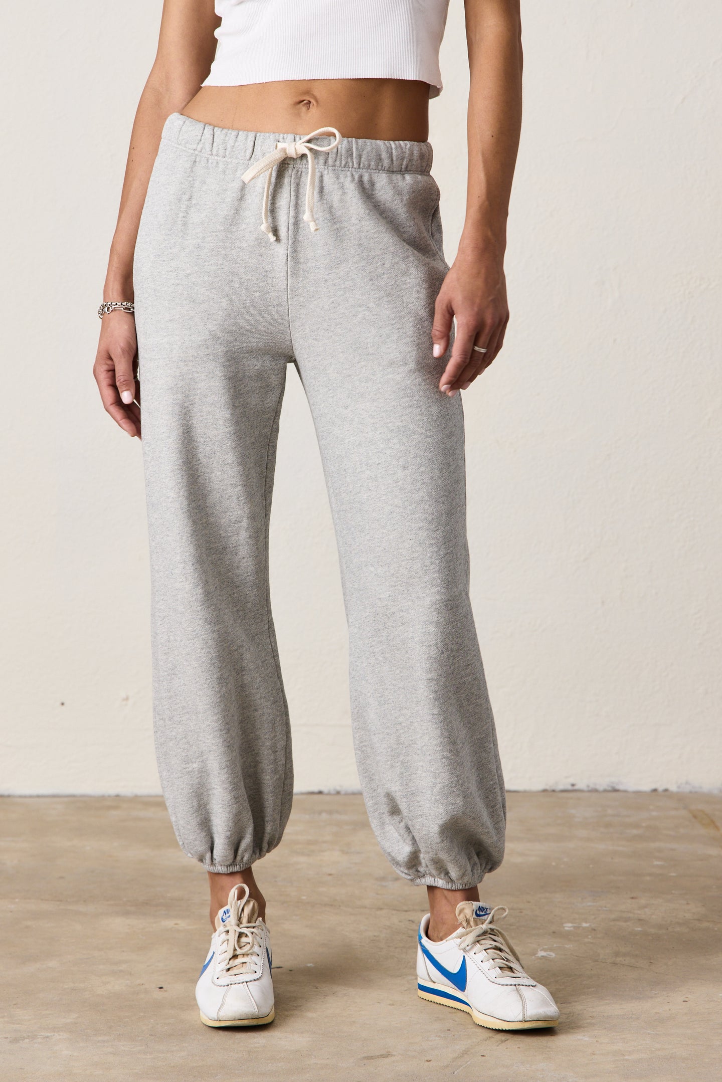 SHANE BILLOW SWEATPANT / HEATHER GREY