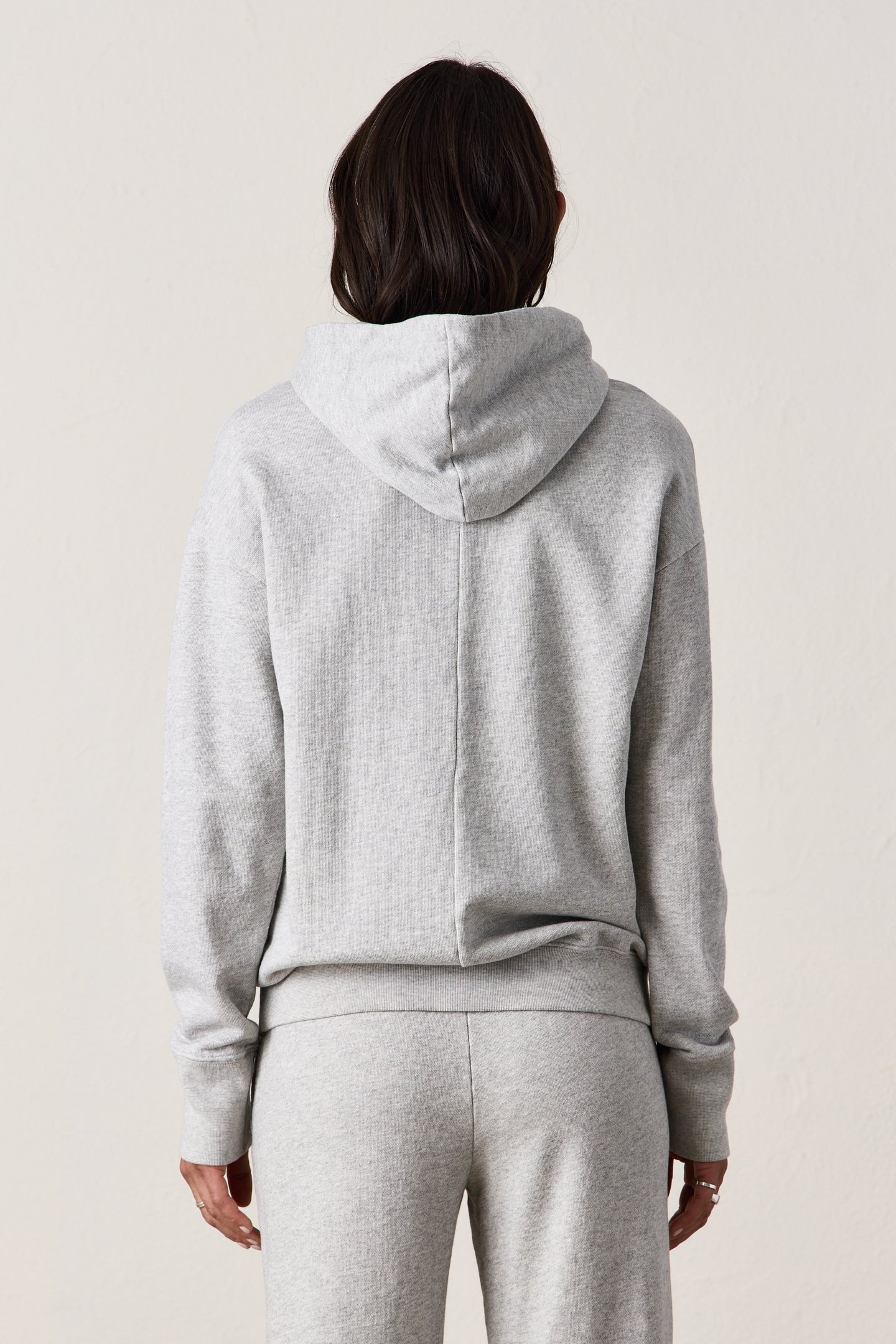 ELLIS RELAXED HOODY / HEATHER GREY