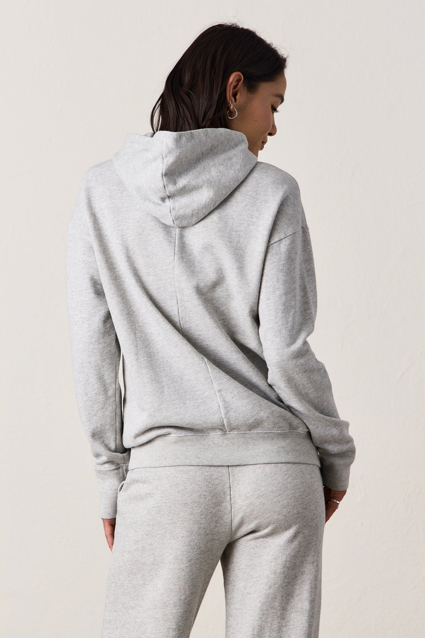 ELLIS RELAXED HOODY / HEATHER GREY