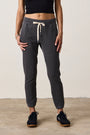 SAYDE SLIM LOOP TERRY SWEATPANT / FADED BLACK