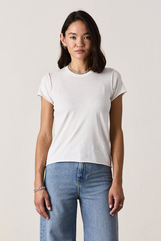 ALESSI SHRUNKEN TEE / SOFT WHITE