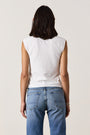 CHLOE FITTED TEE / SOFT WHITE