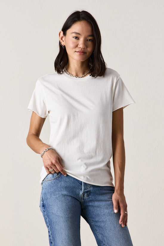 MOORE RELAXED TEE / SOFT WHITE