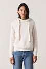 LISSE FITTED PULLOVER HOODY / IVORY