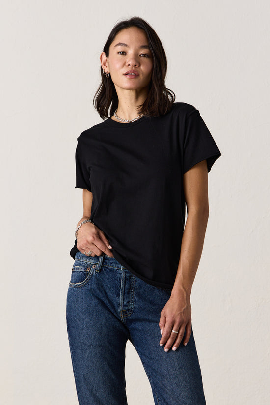 MOORE RELAXED TEE / BLACK