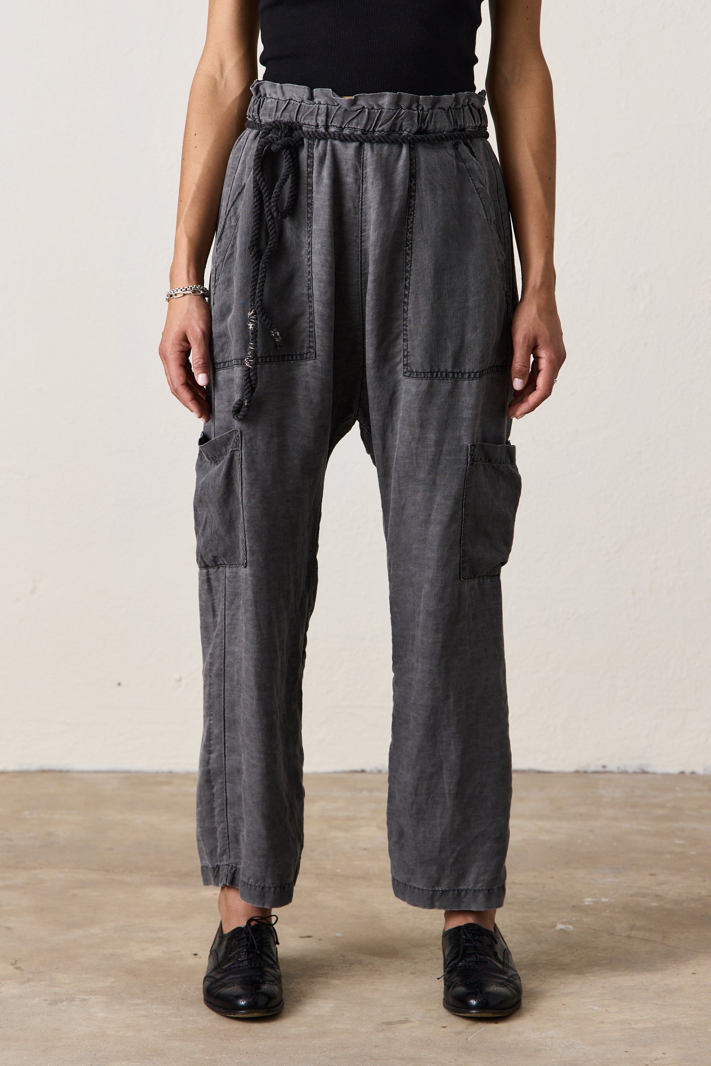 SHAILEY PANT / FADED BLACK