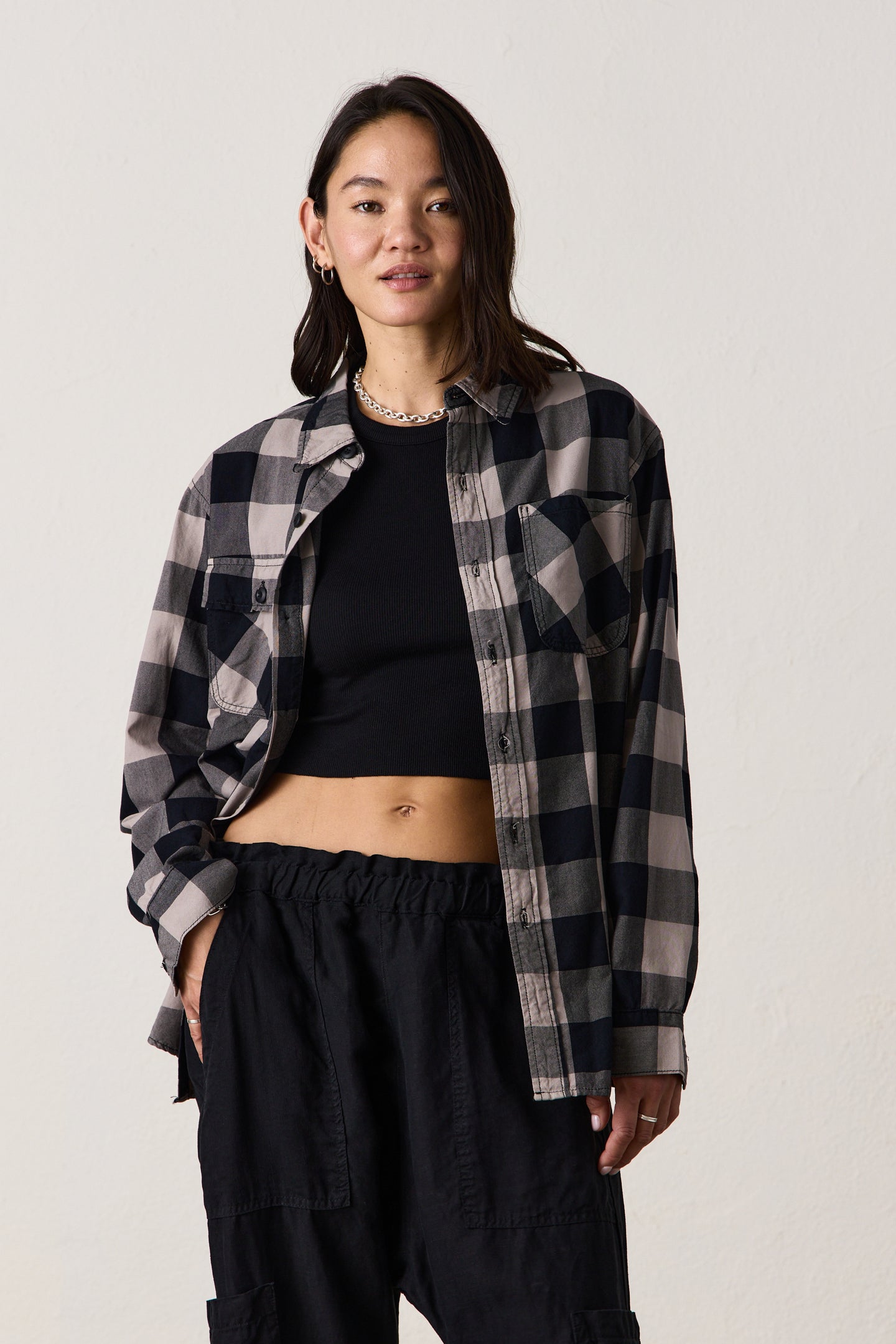 ANDRES PLAID SHIRT / DUNE