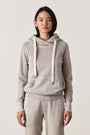 LISSE FITTED PULLOVER HOODY / BEACHWOOD