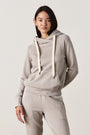 LISSE FITTED PULLOVER HOODY / BEACHWOOD