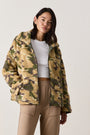 WYATT OVERSIZED SHERPA JACKET / NUDE CAMO