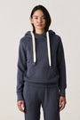 LISSE FITTED PULLOVER HOODY / STEEL GREY