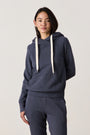 LISSE FITTED PULLOVER HOODY / STEEL GREY