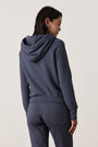 LISSE FITTED PULLOVER HOODY / STEEL GREY