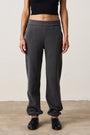 BLAKES RIB WAISTED SWEATPANT / FADED BLACK