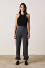 BLAKES RIB WAISTED SWEATPANT / FADED BLACK