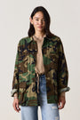 US MILITARY SHIRT JACKET / Woodland Camo