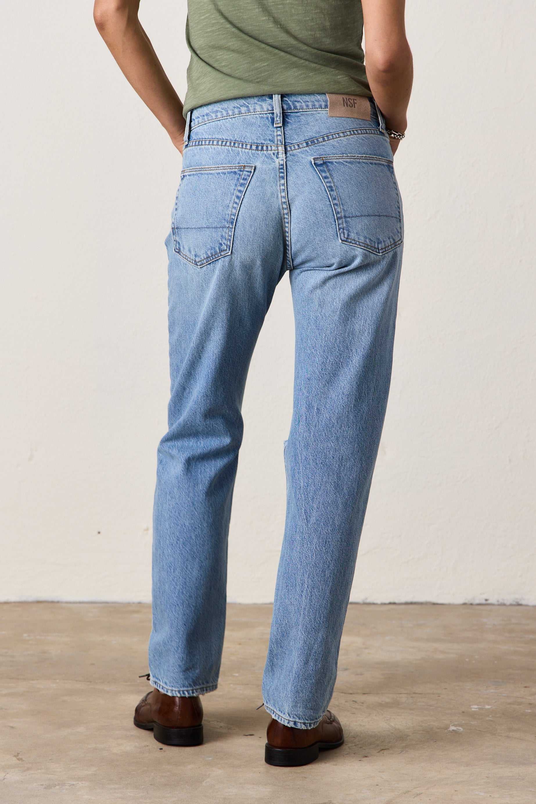 NSF 2024 straight slouch jeans