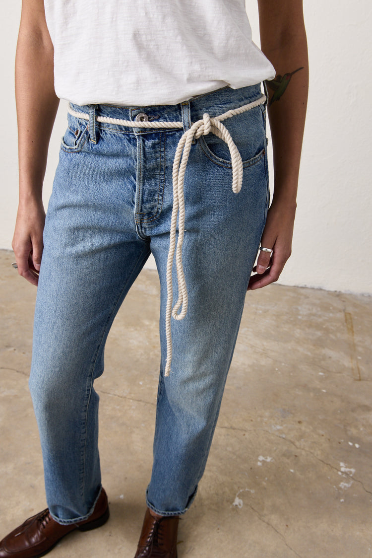 Cotton Rope Belt – Off White Tie Belt for Women | NSF Clothing