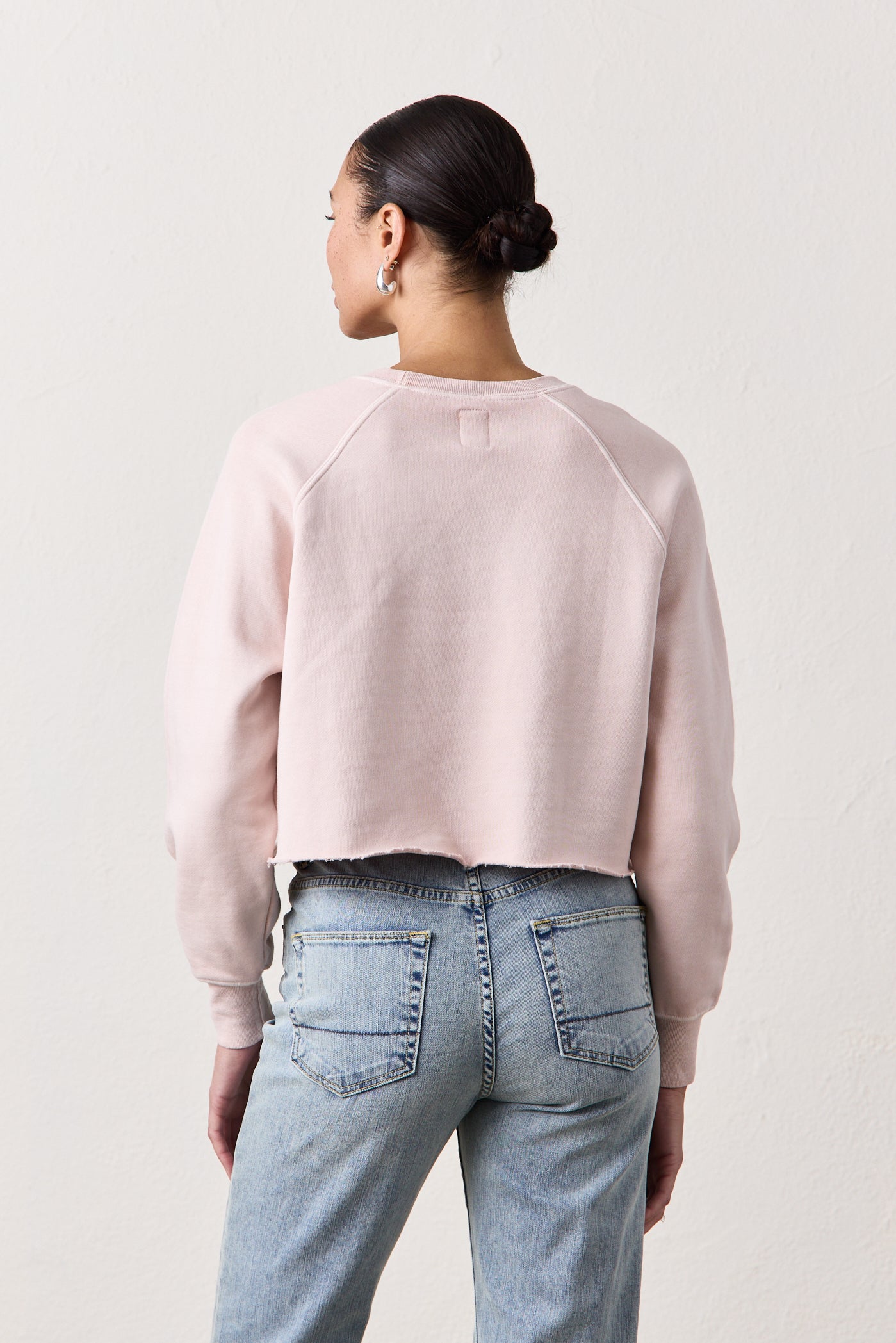 MARCO CROP VINTAGE SWEATSHIRT / ROSY